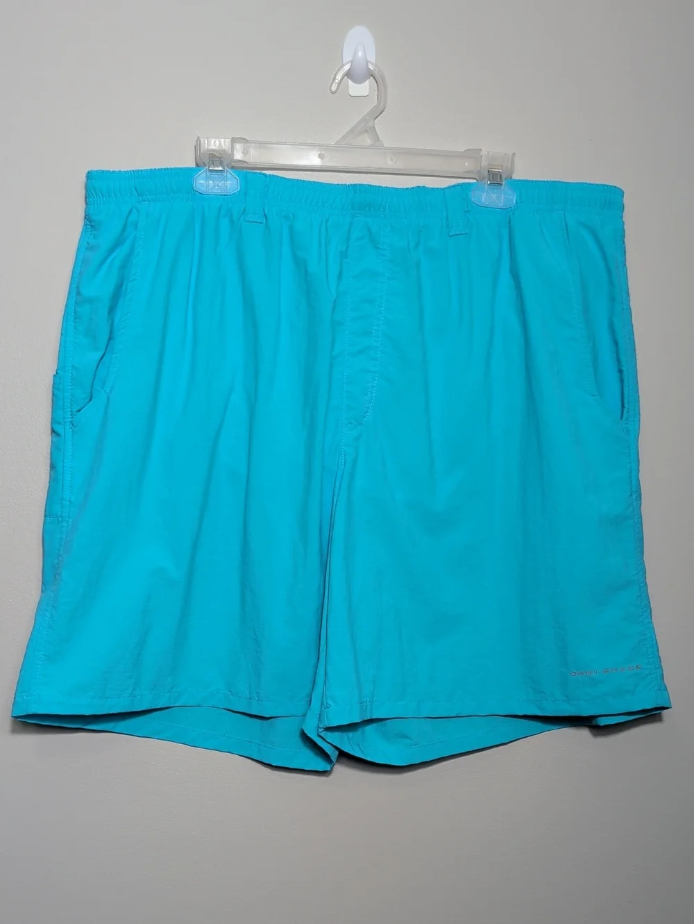 Columbia PFG Backcast IV Water Shorts Ocean Teal Men's Size XXL Beach Fishing